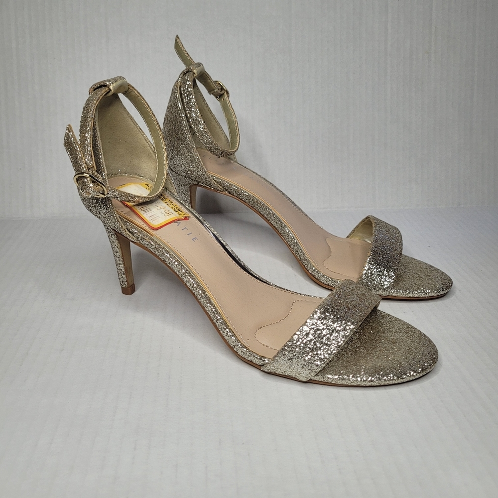 Kelly and Katie Glittering Kirstie Women’s Heels Ankle Strap 7.5 Classic Event - Picture 3 of 10